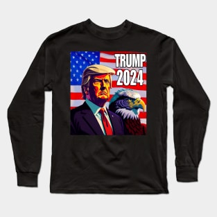 Trump 2024 eagle Long Sleeve T-Shirt